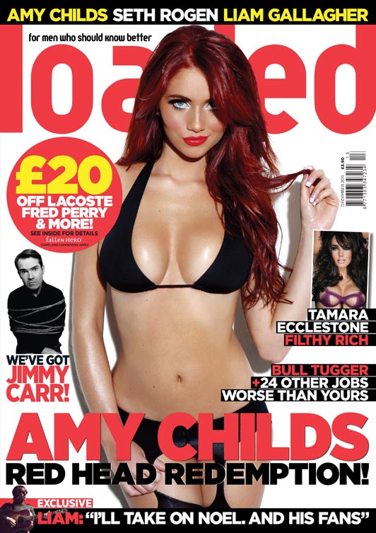 amy childs hot loaded front cover black underwear